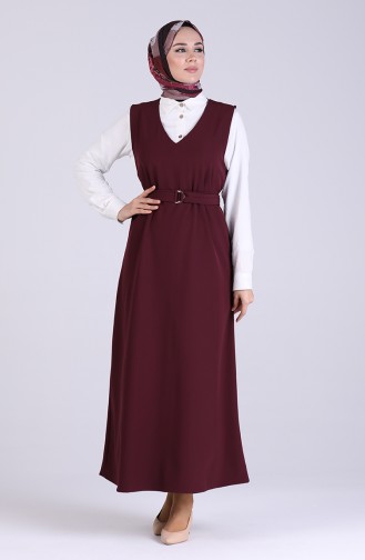 Gilet Sans Manches Bordeaux 5308-09