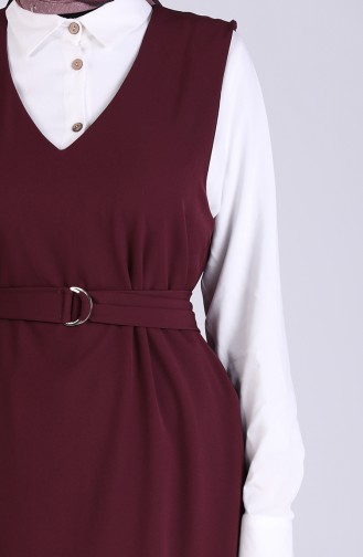 Gilet Sans Manches Bordeaux 5308-09