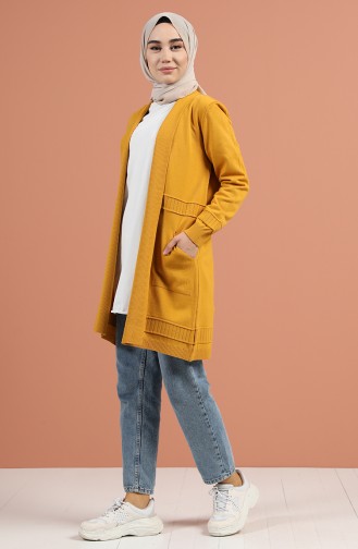 Senf Strickjacke 1486-01