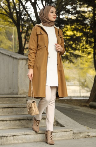 Milk Coffee Winter Coat 0126-03