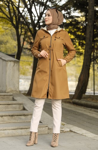 Milk Coffee Winter Coat 0126-03