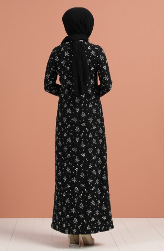 Robe Hijab Noir 8885-01