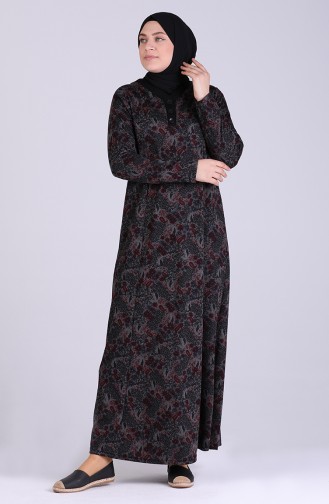 Robe Hijab Bordeaux 0402-05