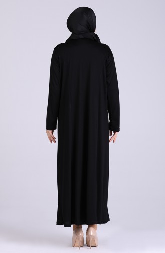 Robe Hijab Noir 0409-01