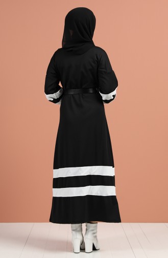 Black Hijab Dress 1011-01