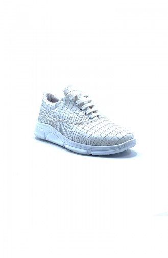 White Sport Shoes 8103-05