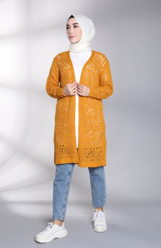 Senf Strickjacke 0402-07