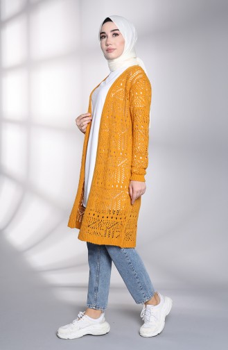 Senf Strickjacke 0402-07