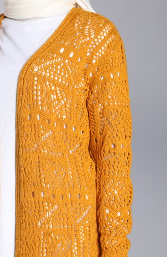 Senf Strickjacke 0402-07