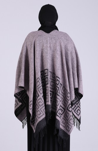 Silbergrau Poncho 13195-05