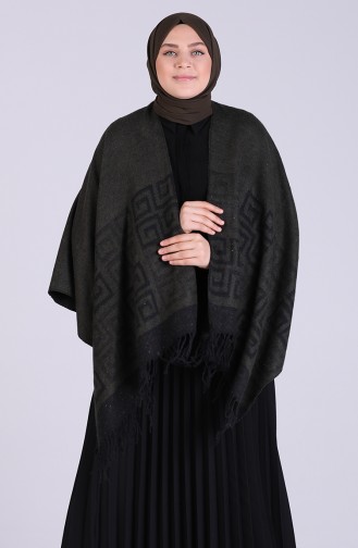 Smaragdgrün Poncho 13195-06