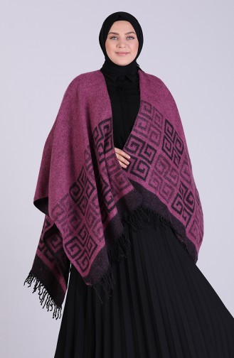 Fuchsia Poncho 13195-11