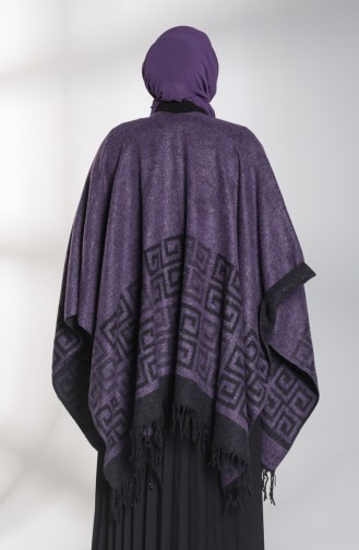 Purple Poncho 13195-13
