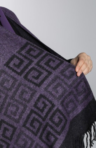 Purple Poncho 13195-13