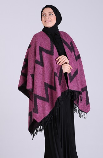 Ponchos Fushia 13196-01