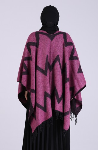 Ponchos Fushia 13196-01