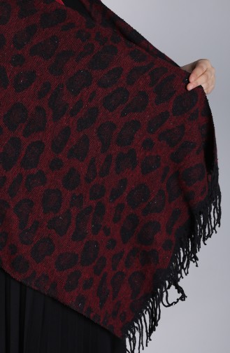 Claret Red Poncho 13199-04