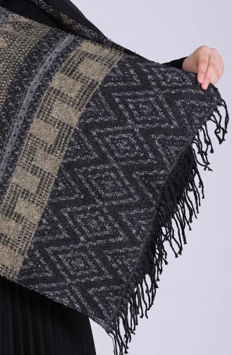 Schwarz Poncho 13200-02