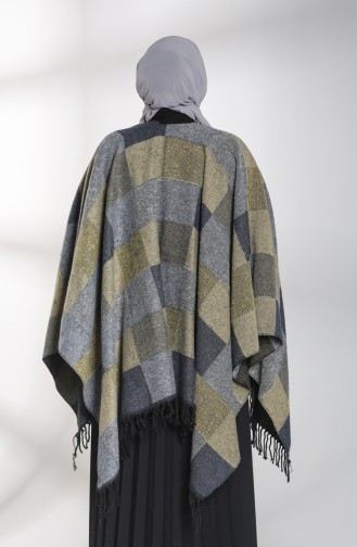 Gray Poncho 13202-07