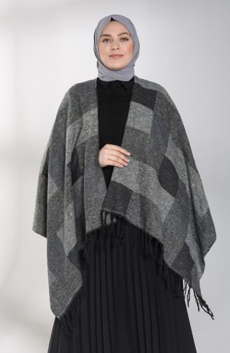 Light Black Poncho 13202-09