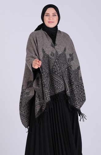 Mink Poncho 13203-01