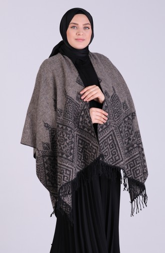 Mink Poncho 13203-01