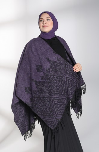 Purple Poncho 13203-10