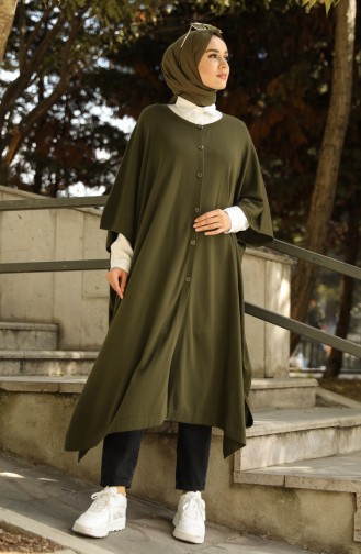 Khaki Poncho 4253-07