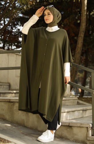 Khaki Poncho 4253-07