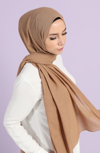 Light Brown Sjaal 19056-21