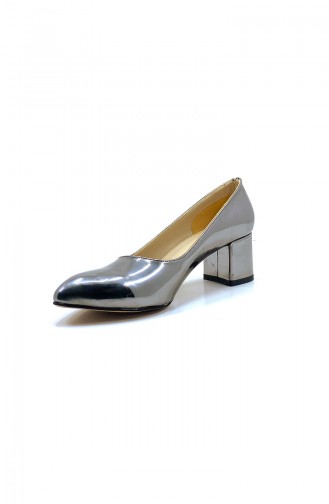 Bayan Stiletto 9105-04 Parlak Antrasit