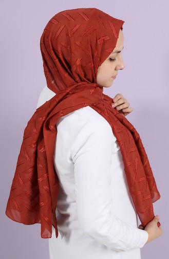 Brick Red Shawl 10002-03