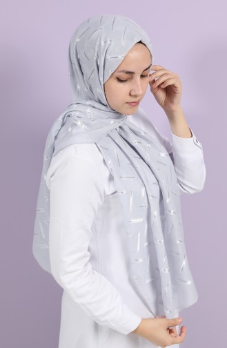 Silver Gray Sjaal 10002-14