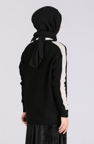 Schwarz Strickjacke 5047-03