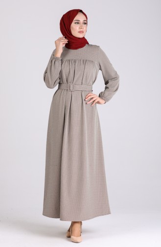 Robe Hijab Bordeaux 8106-04