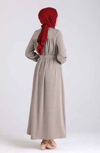 Robe Hijab Bordeaux 8106-04