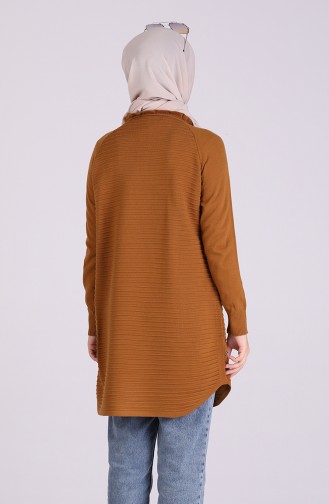 Triko Tunik 1578-07 Taba