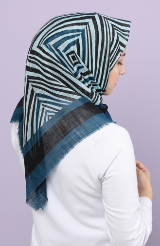 Dark Oil Blue Hoofddoek 90667-04