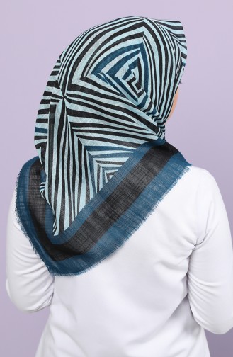 Dark Oil Blue Hoofddoek 90667-04