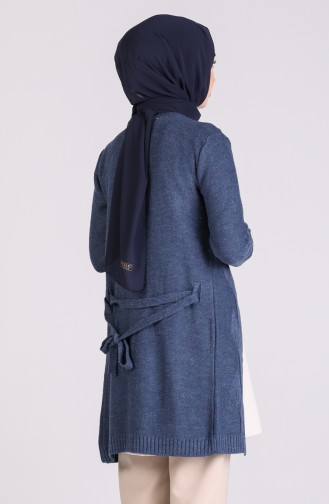 Indigo Strickjacke 1477-04