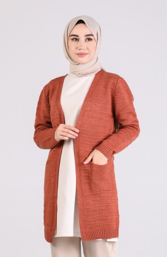 Gilets Couleur brique 5021-02