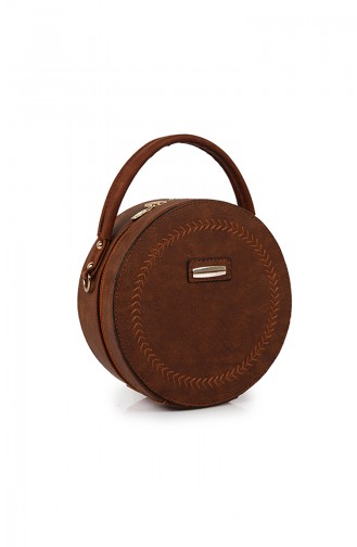 Tobacco Brown Shoulder Bag 34Z-04