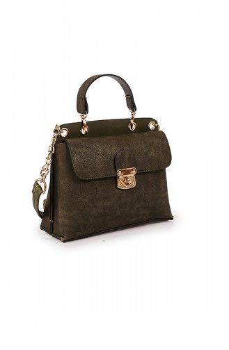 Khaki Shoulder Bag 208Z-02