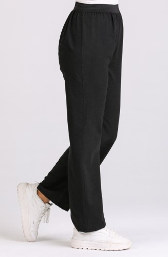 Wool Viscose Hiking Pants 6486-01 Black 6486-01