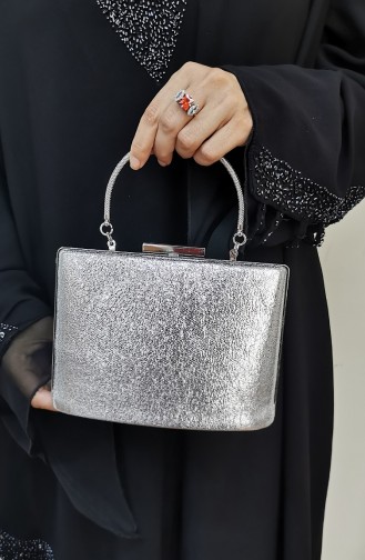 Silver Gray Portfolio Hand Bag 288106-208