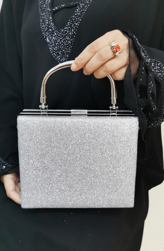 Silver Gray Portfolio Clutch 294107-208