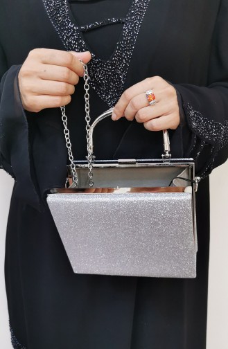 Silver Gray Portfolio Clutch 294107-208