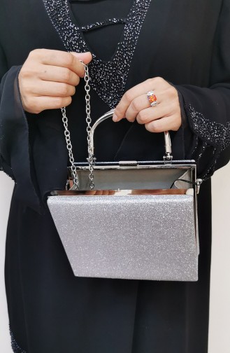 Silver Gray Portfolio Clutch 294107-208