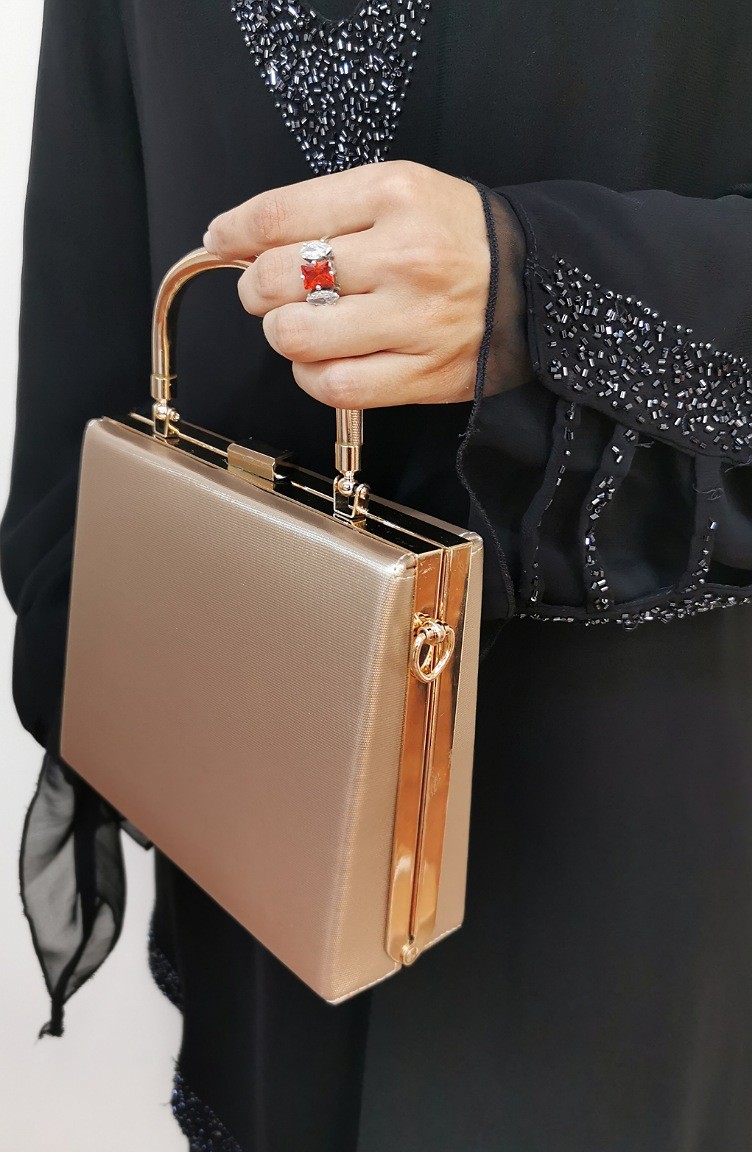 Sac à main couleur bronze top