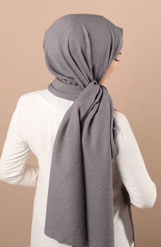 Krep Keten Şal 70168-09 Gri
